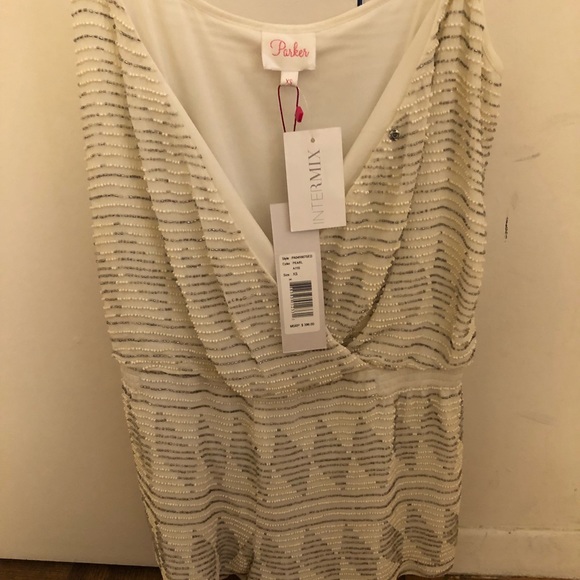 NWT Parker ‘Harrison’ Embellished Beaded Sequin Romper - Picture 6 of 6